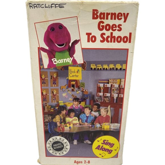 7 Barney VHS School Concert Pretend Great Adventure Live Imagination Island Lot - Picture 12 of 16